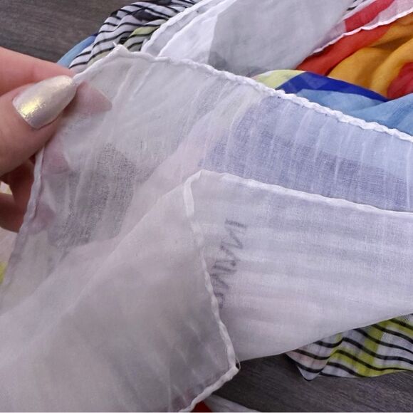 ᴇᴜᴄ ᴇᴍᴘᴏʀɪᴏ ᴀʀᴍᴀɴɪ ꜱɪʟᴋ/ᴄᴏᴛᴛᴏᴍ ʙʟᴇɴᴅ ʟɪɢʜᴛᴡᴇɪɢʜᴛ ɢᴇᴏᴍᴇᴛʀɪᴄ ꜱᴄᴀʀꜰ ꜰᴏᴜʟᴀʀᴅ - Picture 14 of 17